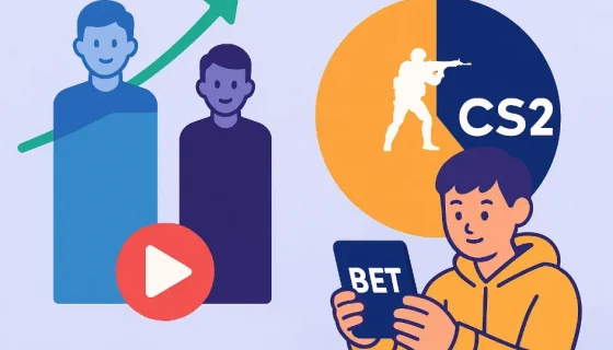 Демография ставок: Gen Z доминирует в live-ставках, CS2 лидирует по объёму
